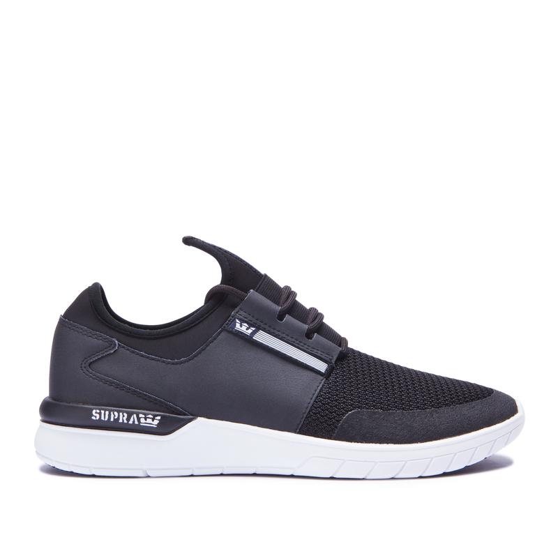 Supra FLOW RUN Laufschuhe Damen Schwarz Sale CGQSF8379